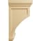 Ekena Millwork 7"W x 7 1/2"D x 13"H Fluted Corbel, Alder COR07X07X13FLAL - alternate 3